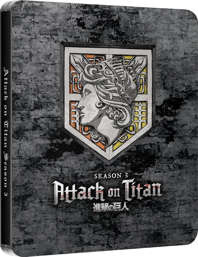 Attack on Titan - Seizoen 3 - Steelbook - Blu-ray - Import