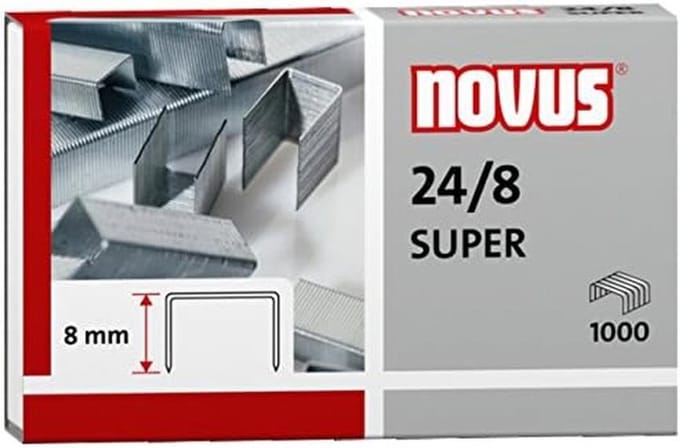 Nietjes 24/8 verzinkt - 1000 stuks voor nietmachine