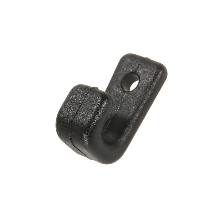 Lot de 50 élastiques en nylon avec crochets en J à angle droit pour kayaks, canoës, bateaux black