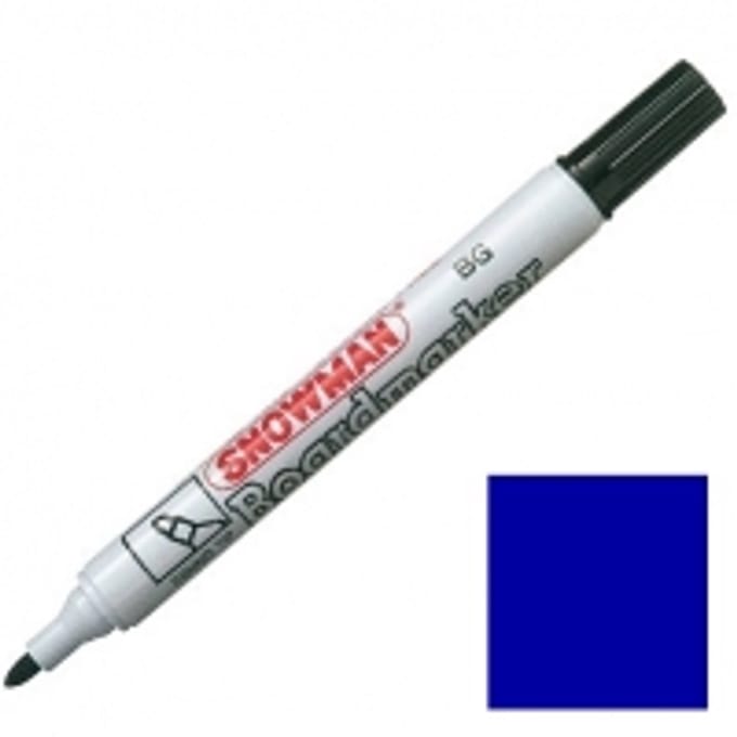 Snowman BG - whiteboard marker - blauw