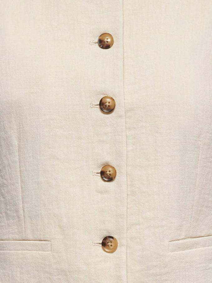 Vest WAISTCOAT CARA JDY OATMEAL