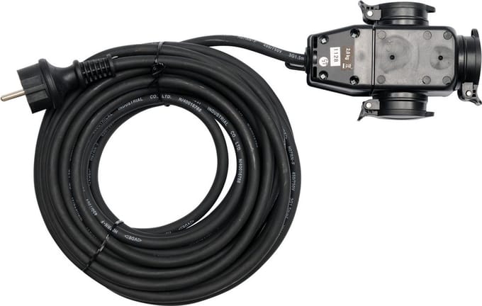 Yato - Przedłużacz - Rubberen Behuizing - 10m - 3 Gaten