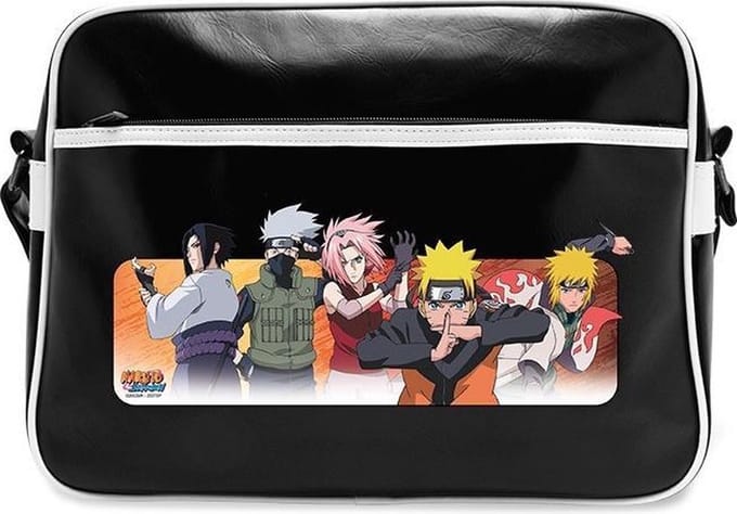 NARUTO SHIPPUDEN - Messenger Bag Vinyl - Groupe