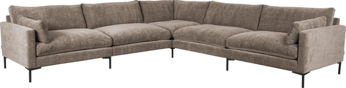 Zuiver Summer 7-zitsbank Coffee Taupe