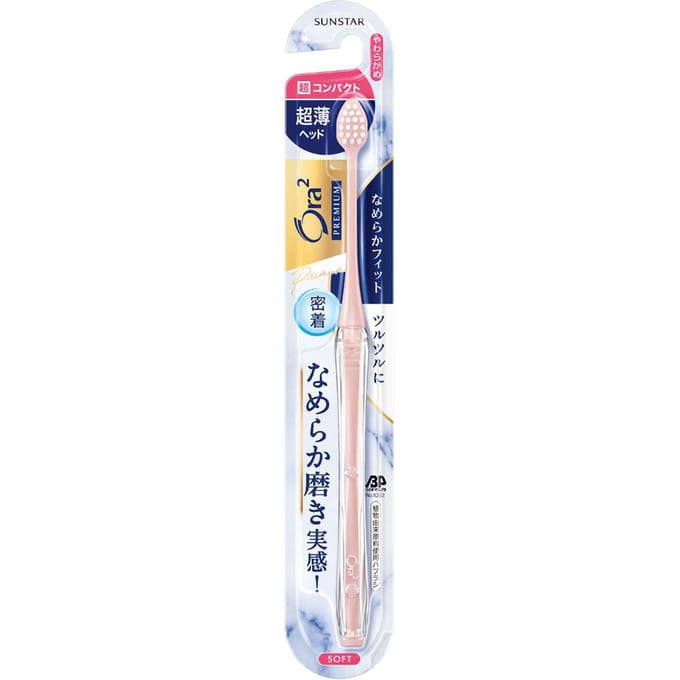Sunstar - Ora2 Premium Toothbrush Smooth Fit Ultra Compact Soft - 1 pc Random Color