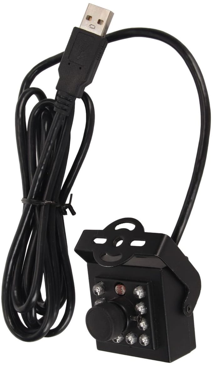 Golden crown - USB-cameramodule - 1080P Nachtzicht - Mini 2MP HD-camera - Compact formaat - Voor Android en Linux - Plug and play - Voor ontwikkeling