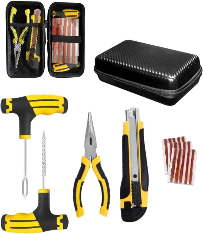 CLVP® Proppenset - Autobanden Reparatie Set - Autobanden Pomp