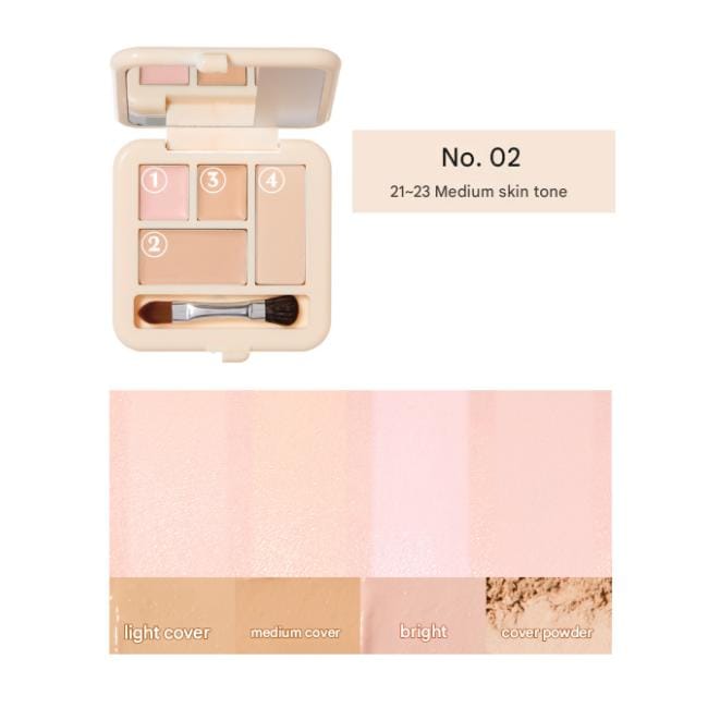 Etude Double Lasting Artist Concealer Palette 5.3g (2 opties) # 02 beige