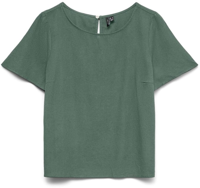 VERO MODA - VMMYMILO SS O-NECK TOP WVN GA - Dames - Blouses