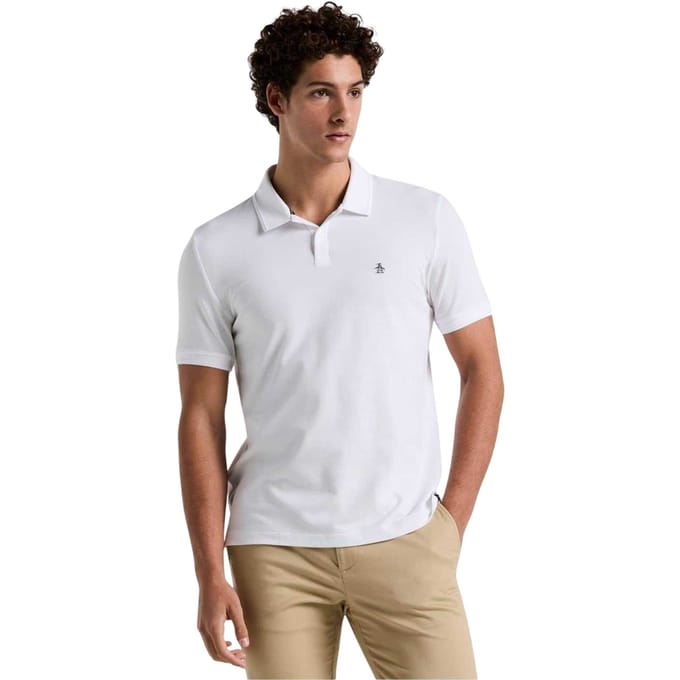 Original Penguin Heren Papa Poloshirt (Helder wit)