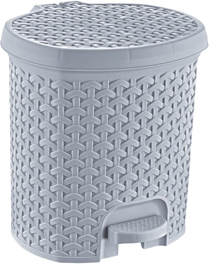 Pedaal-prullenbak 'Tjark', 11,5 liter, nordic-grijs