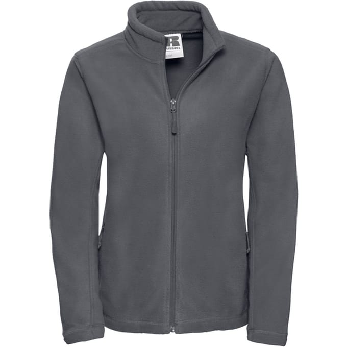 Russell Dames/Dames Full Zip Outdoor Fleecejack (Convoy Grijs Effen)