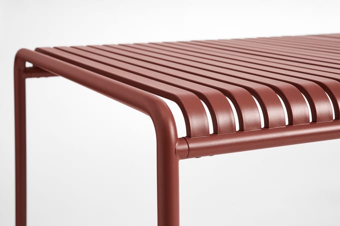 HAY Palissade tafel - iron red - 220 x 90 cm