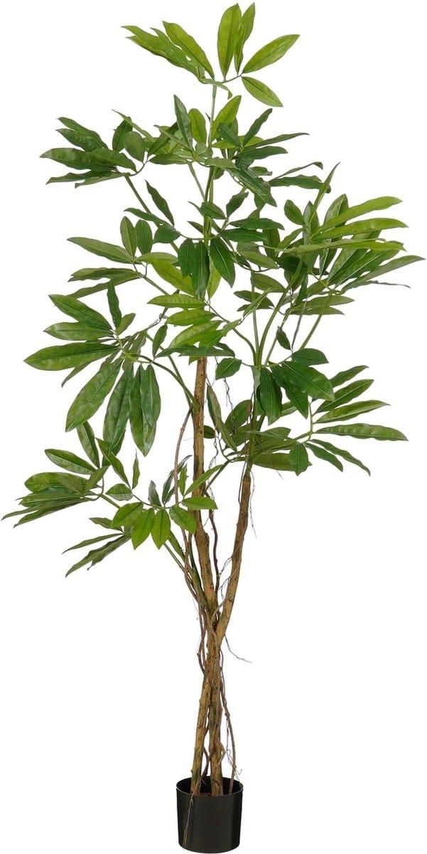 Mica Decorations Kunstplant Philodendron - 80x80x120 cm - Polyester - Groen