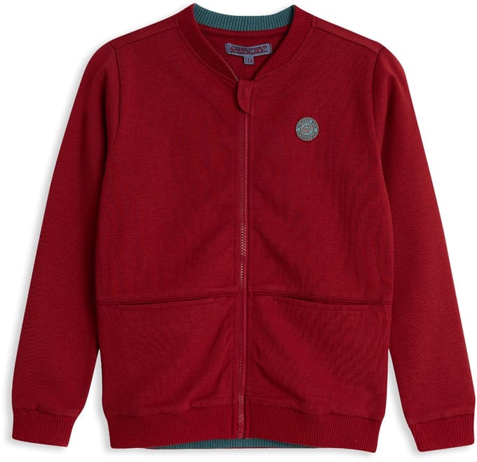 4PRESIDENT Sweater jongens - Red - Maat 152 - Jongens trui
