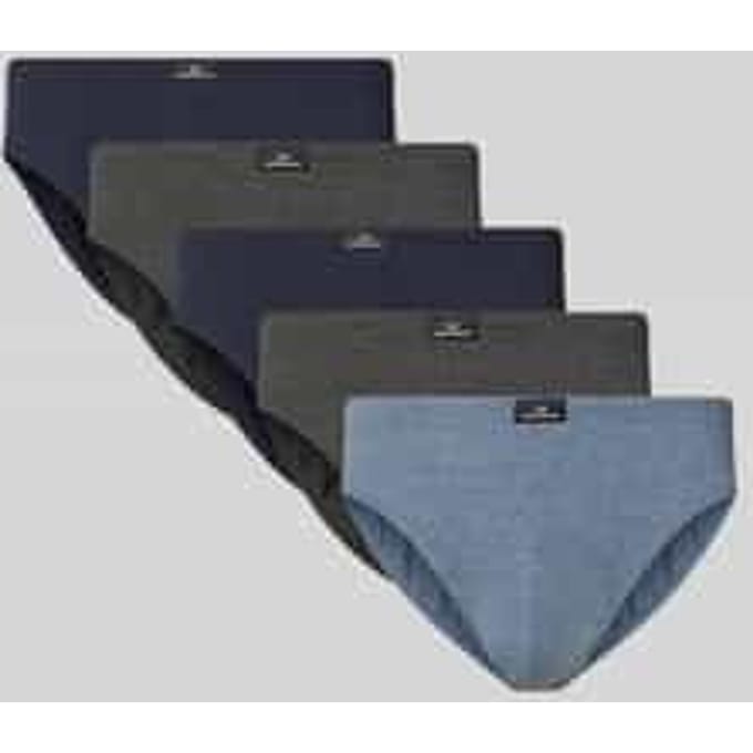 Gotzburg heren slips (5-pack) - blauw en grijs