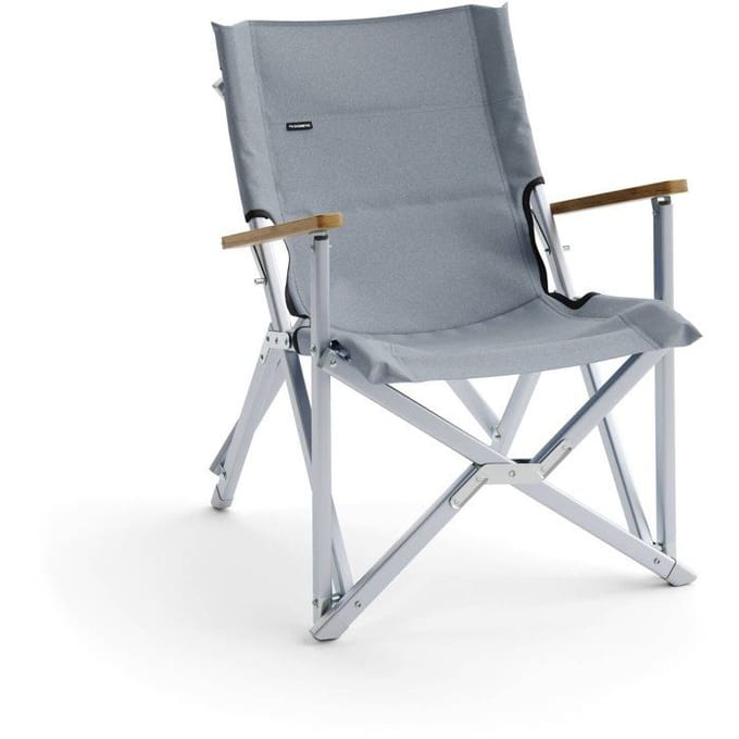 Campingstoel - DOMETIC - Compacte Kampeerstoel Silt - Aluminium - Polyester 600D - Grijs