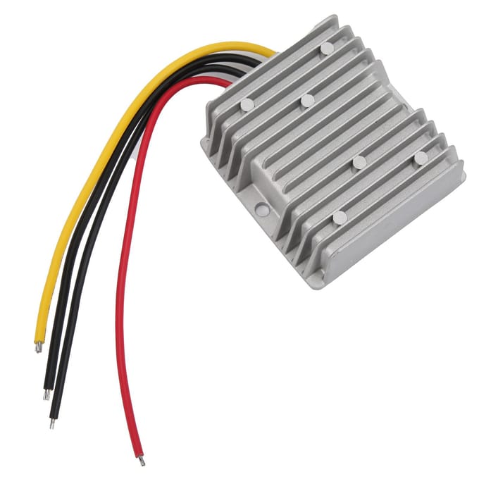 Spanningsverlager Converter IP68 48V36V naar 12V DC Module Transformator voor Auto THJ4812C240Z 20A gray