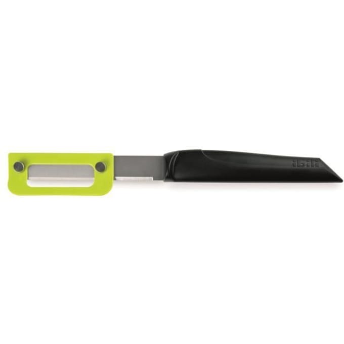 IBILI 753500R Eplucheur d'asperges, INOX + Plastique, Vert, 23 x 3 x 2 cm