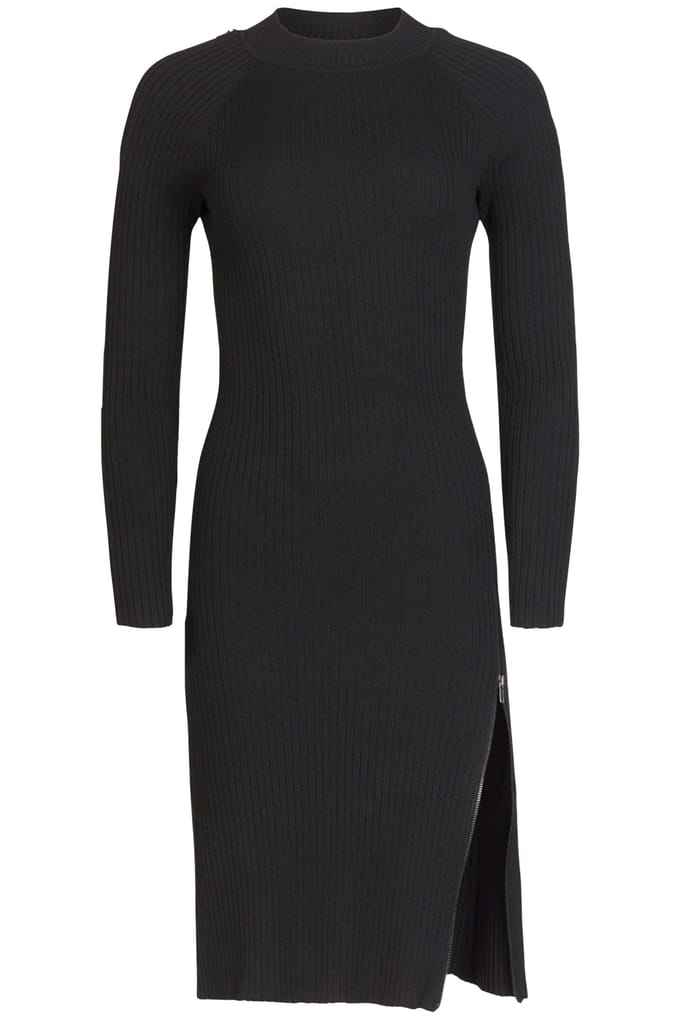 Anne Fontaine Ecusson Robe Black Größe: L | Midikleider Outlet | Damen | Schwarz