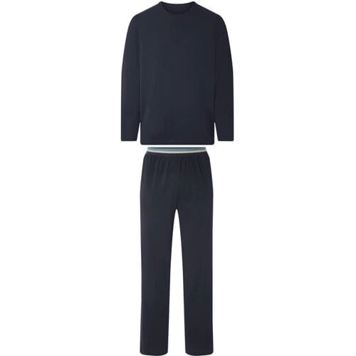 ESMARA MEN Heren pyjama (Marineblauw, XL)