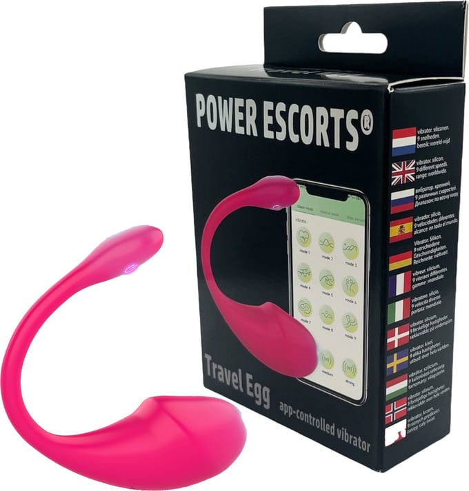 br322 – Power Escorts Travel Egg App Controlled Vibrator