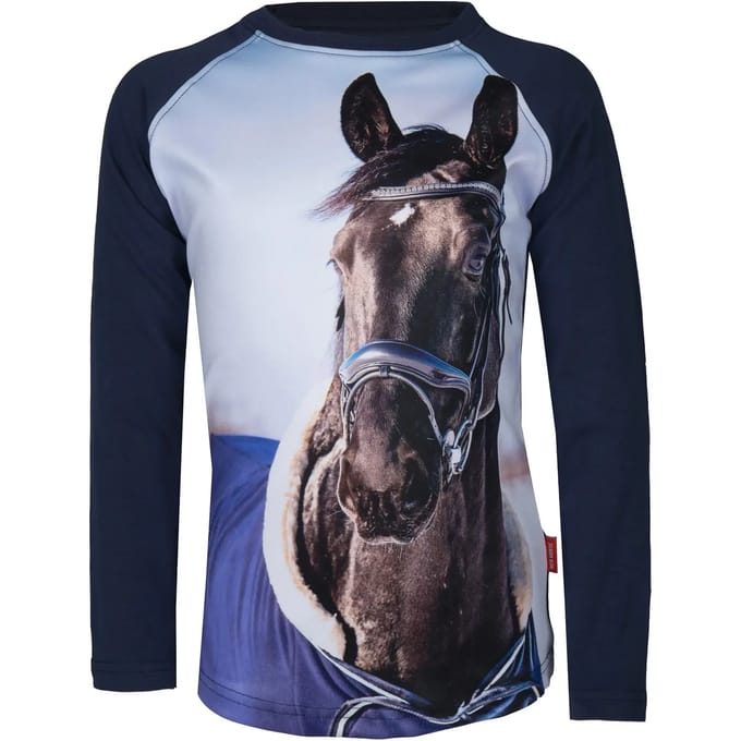 Kinder-T-shirt met lange mouwen Red Horse Pixel FW22