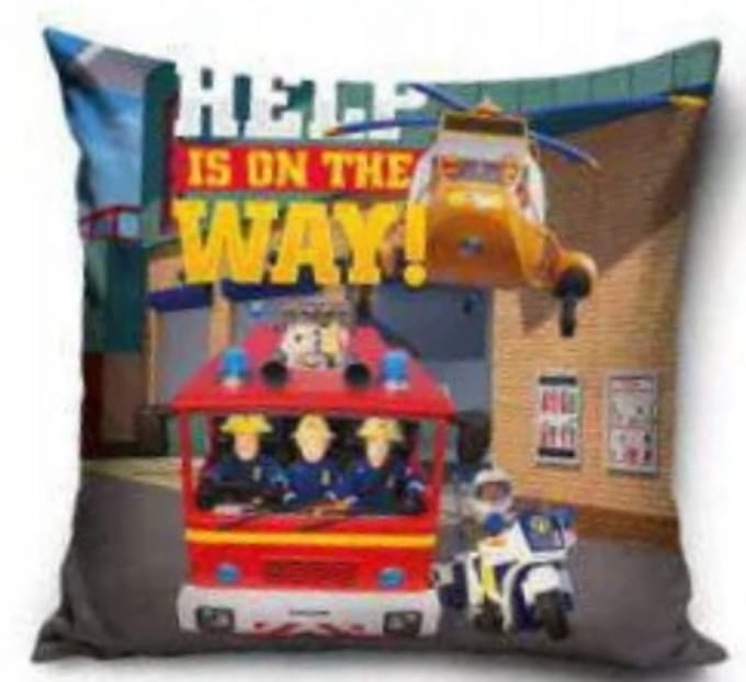 Fireman Sam Way kussenhoes 40x40 cm