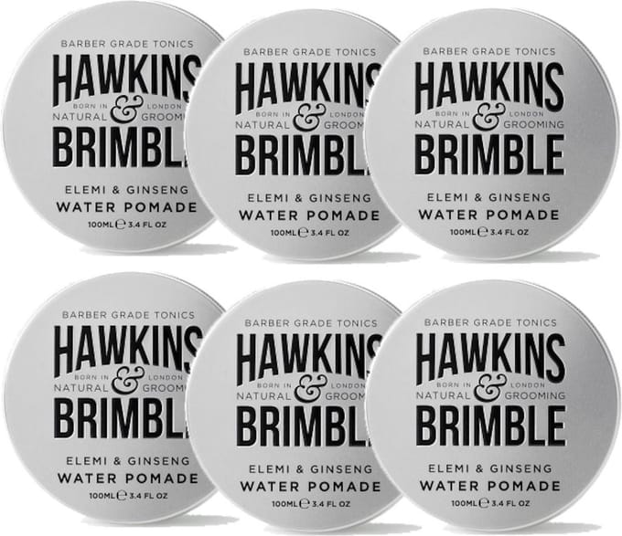 HAWKINS & BRIMBLE - Water Pomade - 6 Pak - Voordeelverpakking
