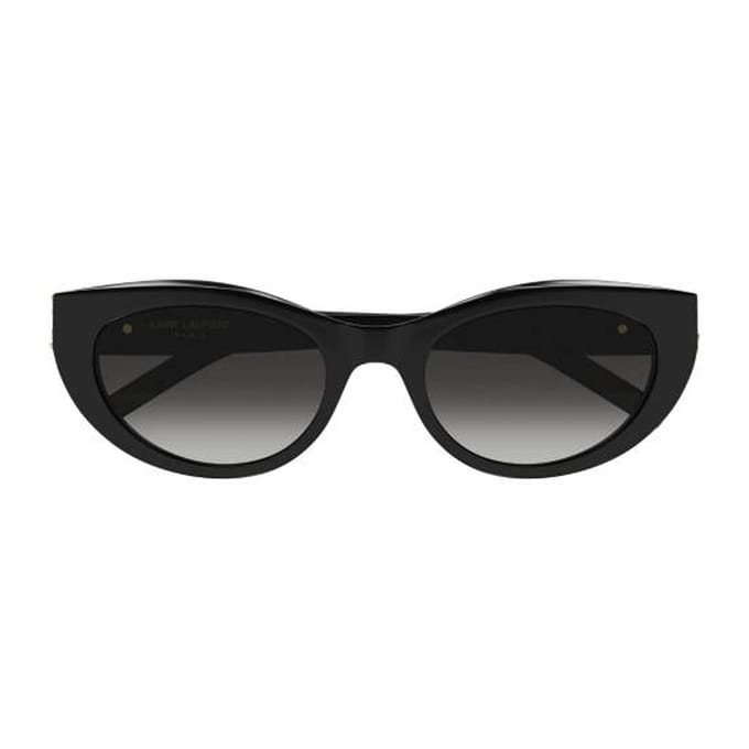 Saint Laurent Kattenoog Frame Zonnebril Zwart Dames Brillen SLM115002 Basic Packaging-Eyeglass Case,54