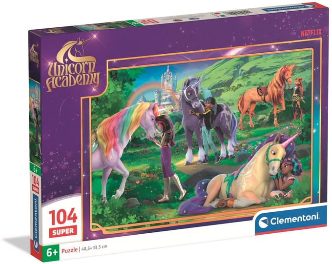 Clementoni - Puzzel - Unicorn Academy - 104 stukjes - vanaf 6 jaar