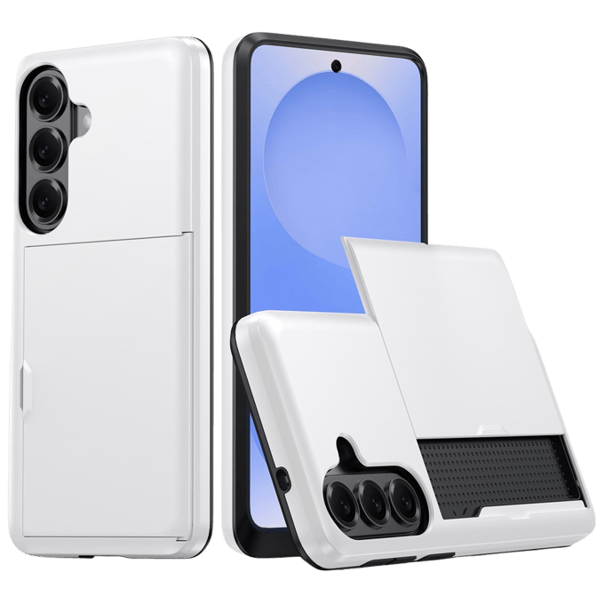 Amorus Samsung Galaxy A57 Hoesje met Pashouder Wit