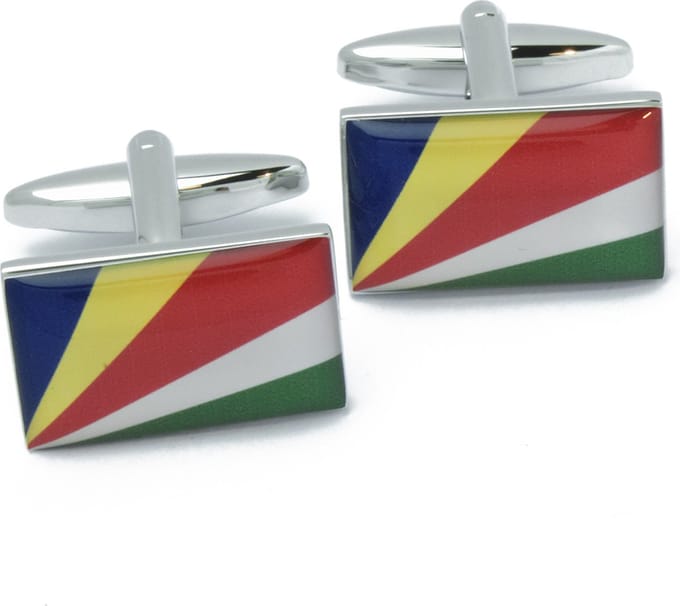 Manchetknopen - Seychelse Vlag Seychellen