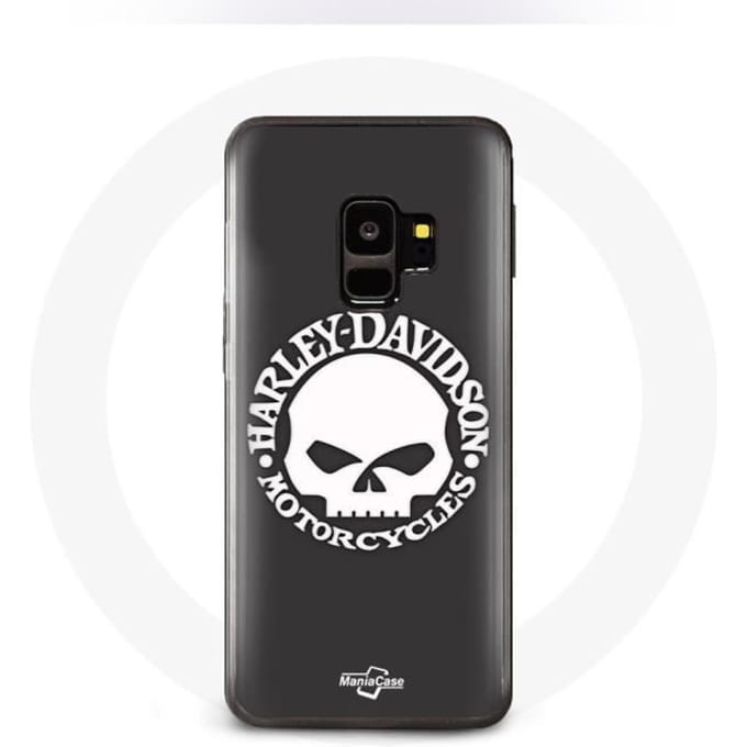 Samsung Galaxy S9 hoesje Harley Davidson Motors Schedel