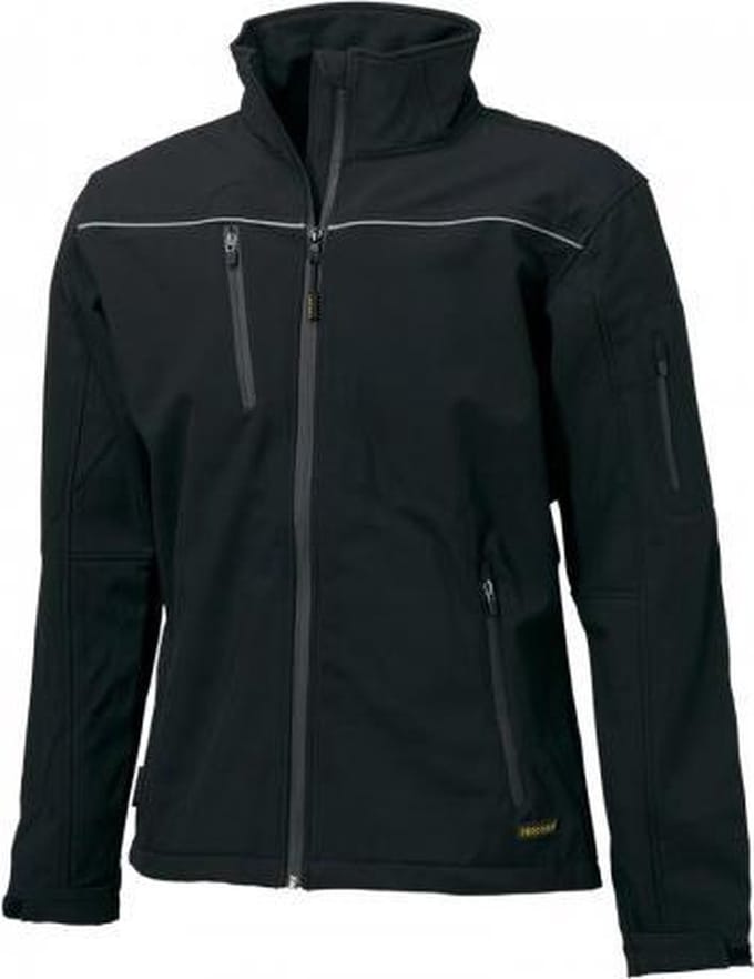 Tricorp soft shell jack - Workwear - 402006 - zwart - maat XXL