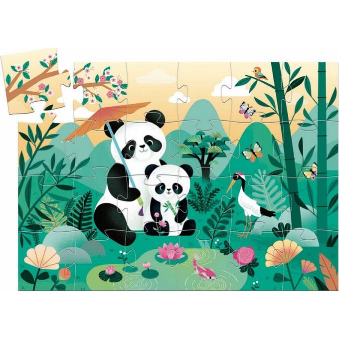 DJECO puzzel Leo de panda 3 jr / 24 stks