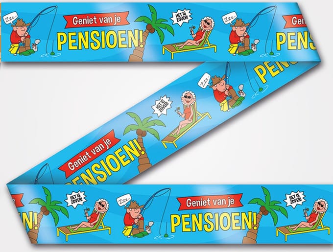 Paperdreams - Party Tape - Pensioen (12 m)