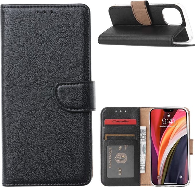 Cityhoesje – iPhone 12 Mini – Bookcase incl. Pasjeshouder