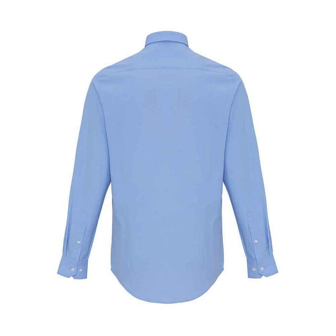 Premier Heren Stripe Oxford Overhemd (Oxford Blauw)