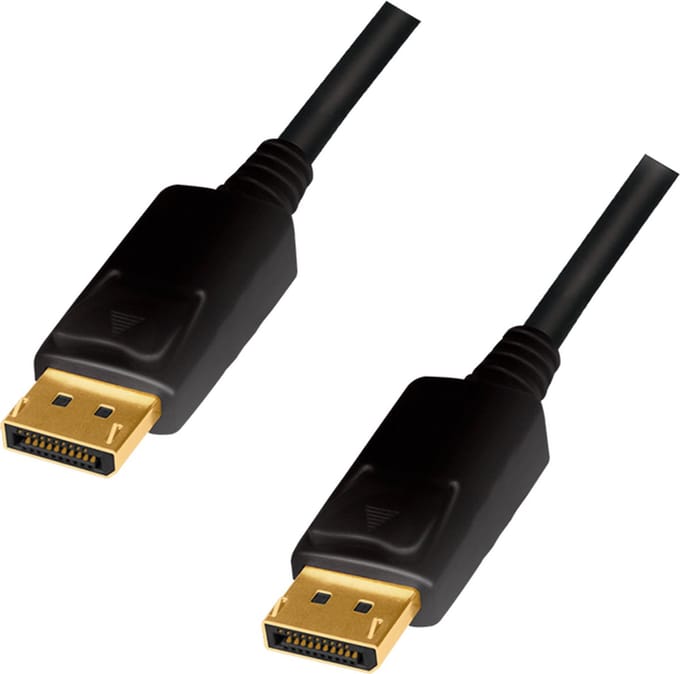 Logilink Displayport Kabel 1 2 M M 1M Voor Computermonitor 4K Uhd-Scherm