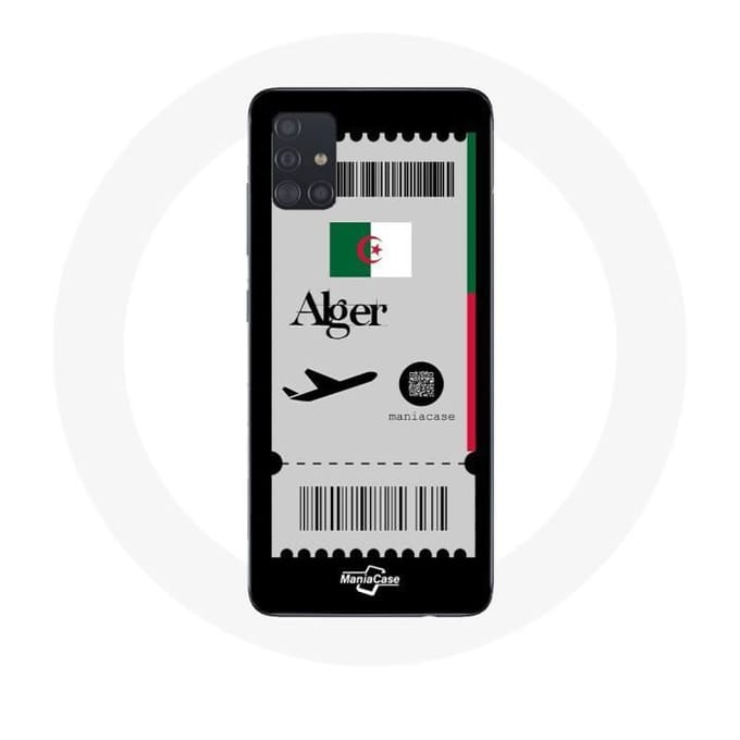 Coque Samsung Galaxy A51 Billet d'avion Algerie