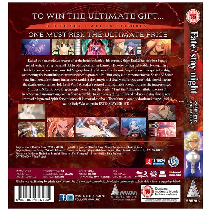 Fate Stay Night: Complete Collection