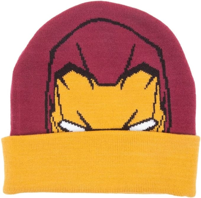 Captain America - Beanie met Gebreide Patroon