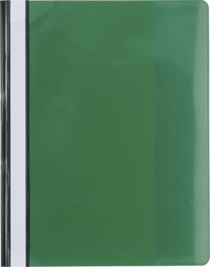 Exacompta 10x Snelhechtmap PVC Premium kwaliteit - A4 - Groen - 439915B