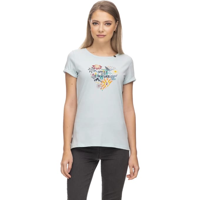 T-shirt dames Ragwear Fllorah Print