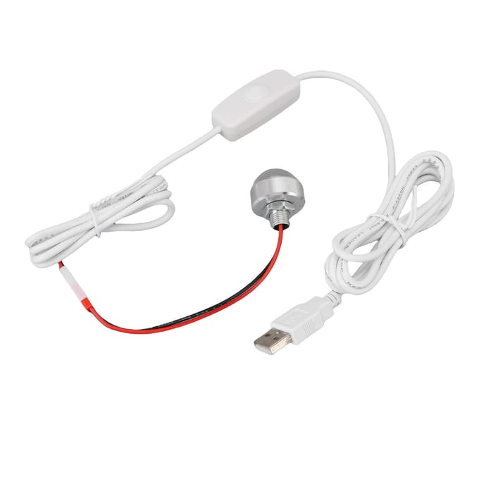 Mini LED Spotlight 5V USB-voeding Dimbare Spot Light voor Vitrine Sieradenkast Binnen gray