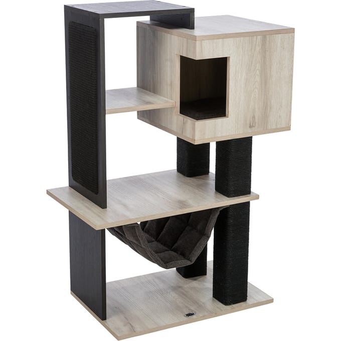 Trixie Citystyle - Krabpaal - Grijs/Zwart - 98 cm