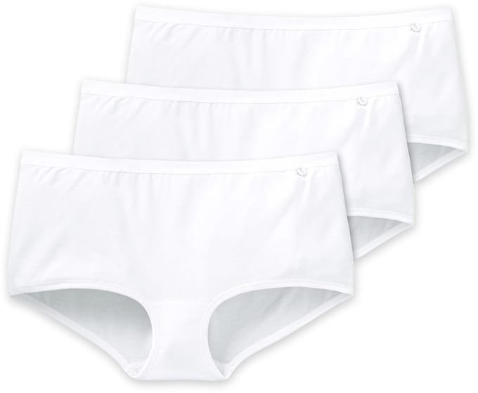 Schiesser Dames 95/5 3Pack Short wit-46