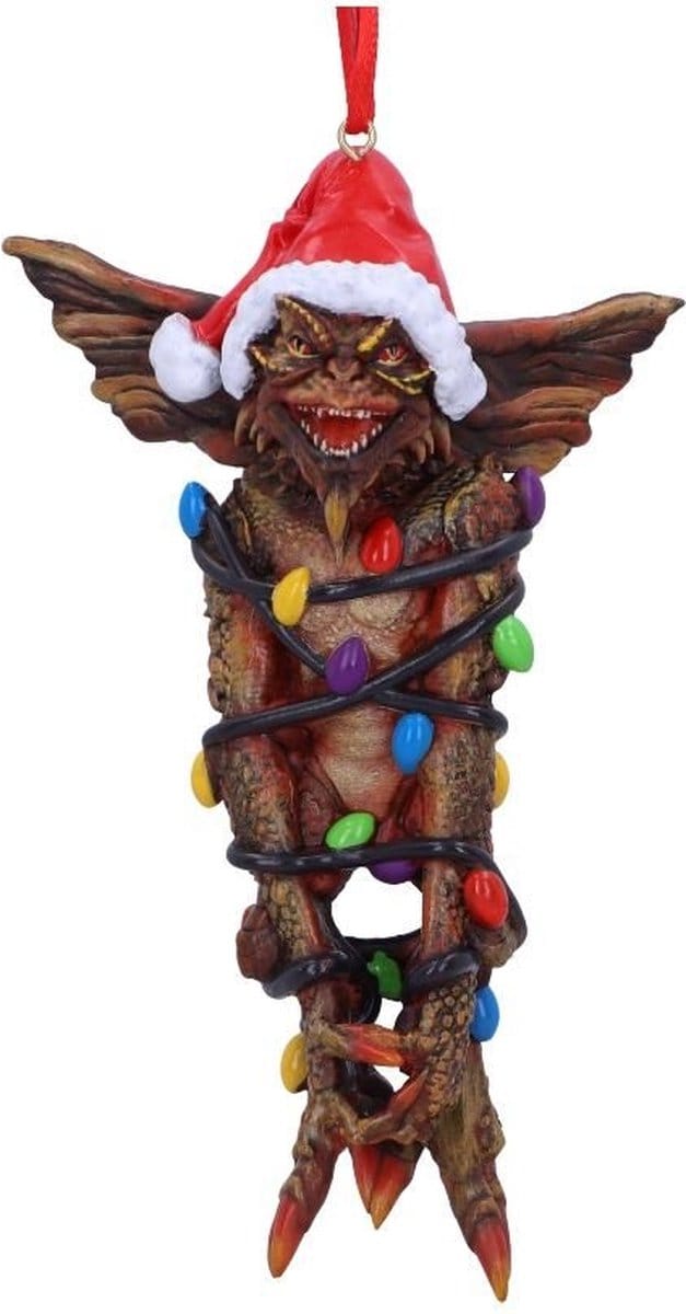 Nemesis Now - Gremlins Kerstbal - Mohawk in Fairy Lights Hanging Ornament - Meerkleurig