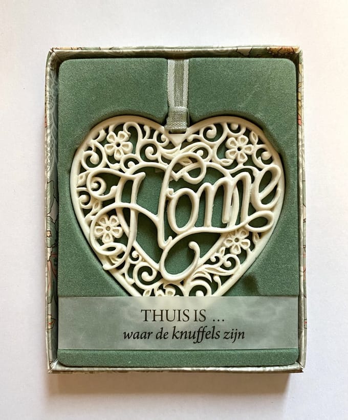 H&&H - Inspirerende woorden - Hanger - HOME - Gift - Hart - Spreuken - Spreuktegel
